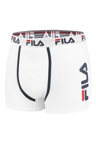 4 boxers - Bleu marine, noir et gris clair - Fila