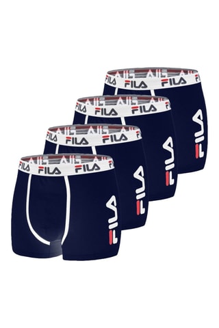 4 boxers - Bleu marine - Fila