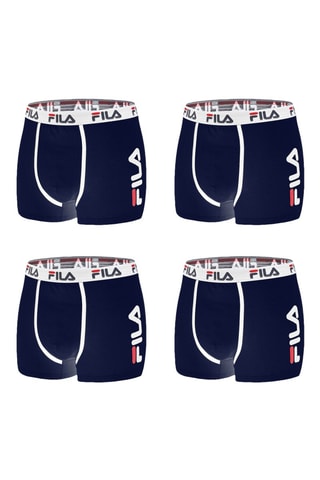 4 boxers - Bleu marine - Fila
