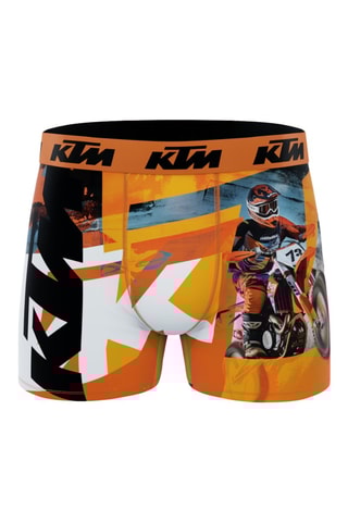 3 boxers - Orange et noir - KTM