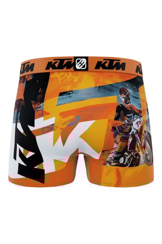 3 boxers - Orange et noir - KTM