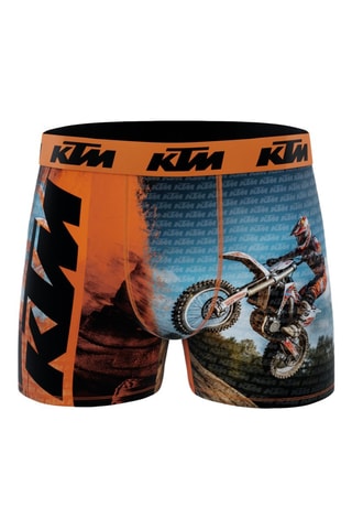 3 boxers - Orange et noir - KTM