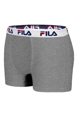 4 boxers - Noir, gris clair et blanc - Fila