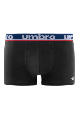 5 boxers – Preto, azul-marinho e vermelho - Umbro