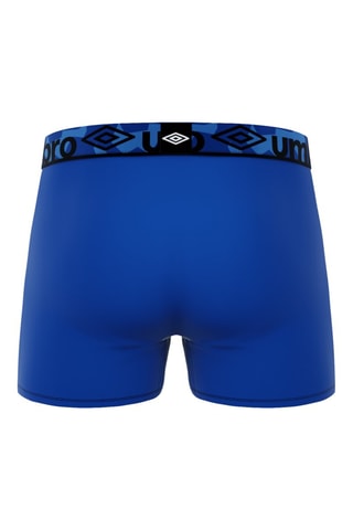 6 boxers – Preto, azul-real e vermelho - Umbro