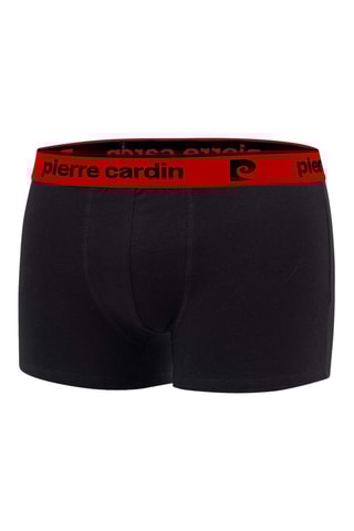 4 boxers Basic Preto, azul e amarelo - Pierre Cardin