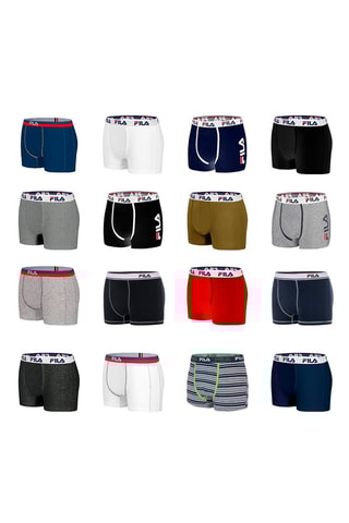 6 boxers Coloris aléatoire - Fila