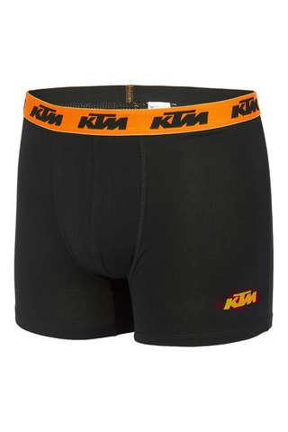 10 boxers Noir et gris - KTM