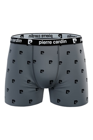 6 boxers - Noir et gris foncé - Pierre Cardin