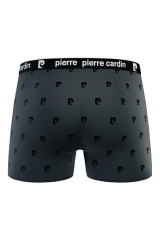 6 boxers - Noir et gris foncé - Pierre Cardin