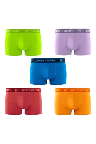 4 boxers - Laranja e vermelho - Pierre Cardin