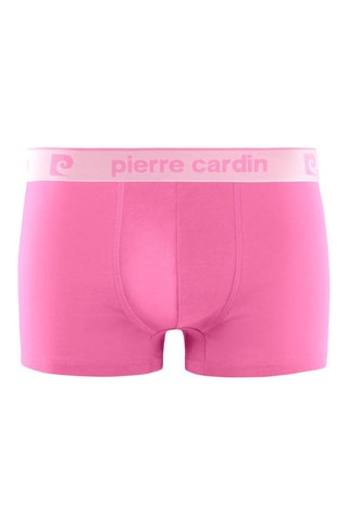 5 boxers - Violet, rose et vert - Pierre Cardin