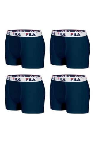 4 boxers - Bleu marine - Fila