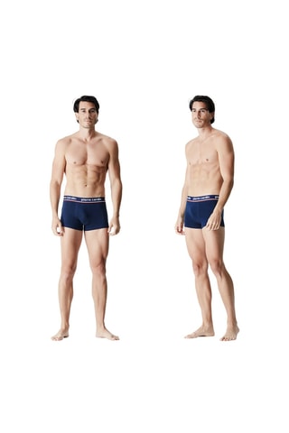 8 boxers - Preto, azul e cinzento - Pierre Cardin