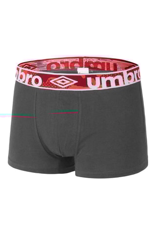 5 boxers Preto, vermelho e cinzento