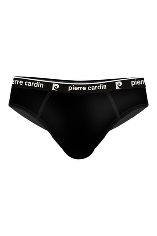 8 cuecas - Preto e branco - Pierre Cardin