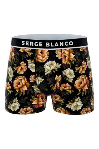 3 boxers Sublimation - Blanc, noir et bleu - Serge Blanco
