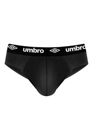 3 slips - Bleu, noir et gris - Umbro