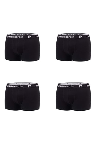 4 boxers Basic Preto - Pierre Cardin
