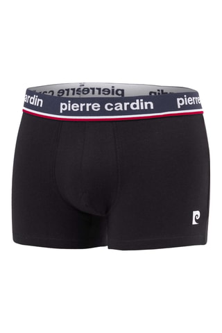 4 boxers French - Bleu marine, noir et gris - Pierre Cardin