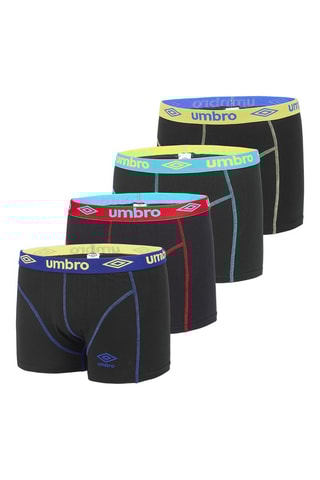 4 boxers Preto