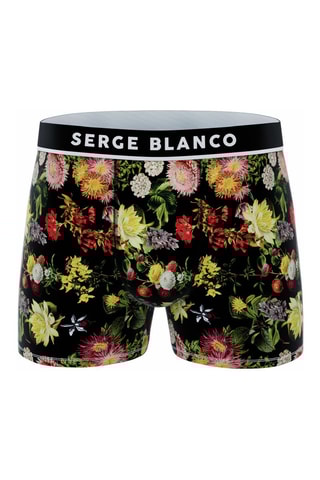 3 boxers 
Noir et bleu - Serge Blanco