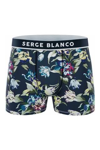 3 boxers 
Noir et bleu - Serge Blanco