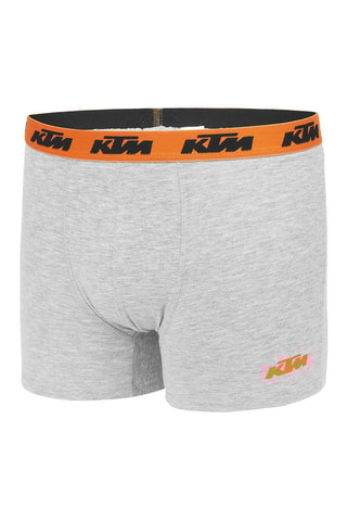 4 boxers 
Noir et gris chiné - KTM