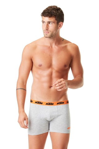 4 boxers 
Noir et gris chiné - KTM