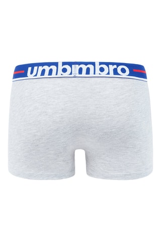 6 boxers Preto, azul rei e cinzento mesclado