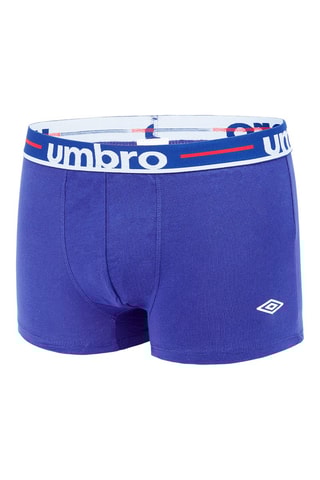 3 boxers Preto, azul-real e branco