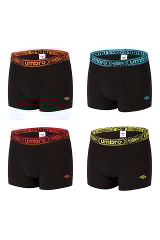 4 boxers Preto
