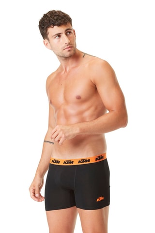 4 boxers 
Noir et orange - KTM