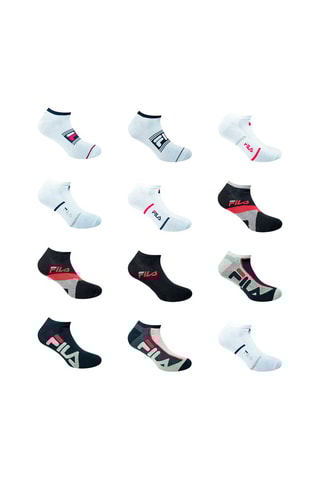 12 paires de socquettes Multicolore - Fila