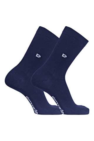 6 paires de chaussettes - Noir, gris et bleu marine - Pierre Cardin