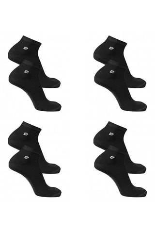 4 paires de chaussettes quarter - Noir - Pierre Cardin