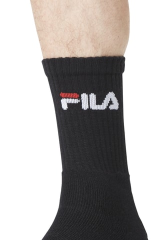 12 paires de chaussettes de tennis Noir - Fila