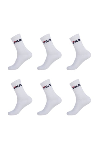 6 paires de chaussettes Blanc - Fila