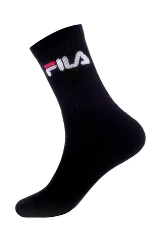 6 paires de chaussettes Noir et blanc - Fila