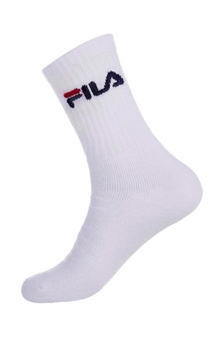 6 paires de chaussettes Noir et blanc - Fila