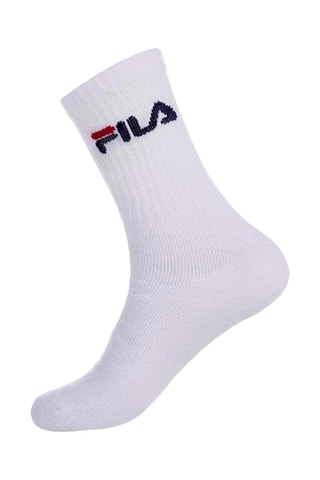 12 paires de chaussettes de tennis Noir et blanc - Fila
