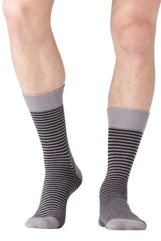 6 paires de chaussettes Bleu marine et noir - Serge Blanco