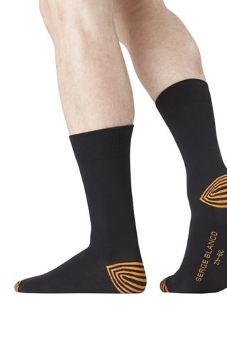 6 paires de chaussettes Noir - Serge Blanco