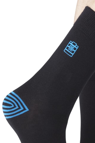 6 paires de chaussettes Noir - Serge Blanco