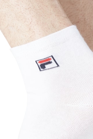 6 paires de chaussettes Noir et blanc - Fila