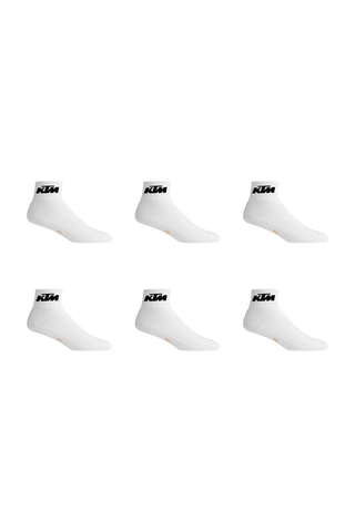 6 paires de chaussettes Blanc - KTM