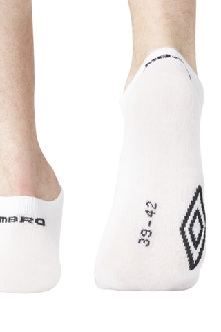 6 paires de socquettes Blanc - Umbro