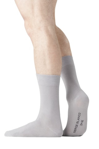 6 paires de chaussettes Noir, bleu et gris - Serge Blanco