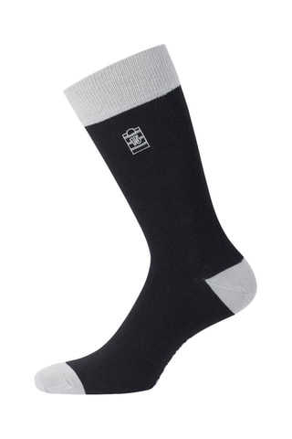 6 paires de chaussettes Noir, bleu et gris - Serge Blanco