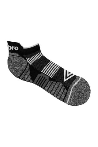 2 paires de socquettes Gris et rouge - Umbro